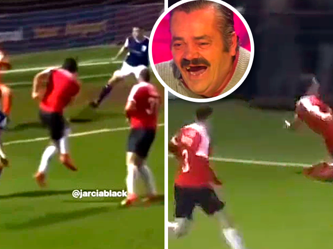 Aficionado se mete a la canche y anota un épico gol