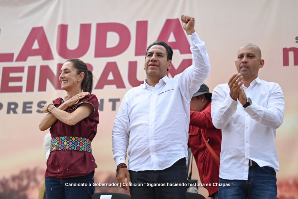 El pueblo de Chiapas le demuestra su amor a Claudia Sheinbaum y Eduardo Ramírez
