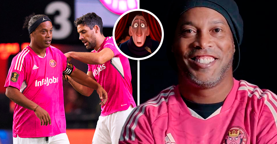 Ronaldinho volvió de su retiro para la Kings League