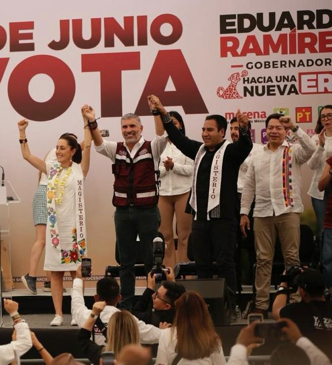 Claudia Sheinbaum, Eduardo Ramírez y Ángel Torres, un proyecto ganador