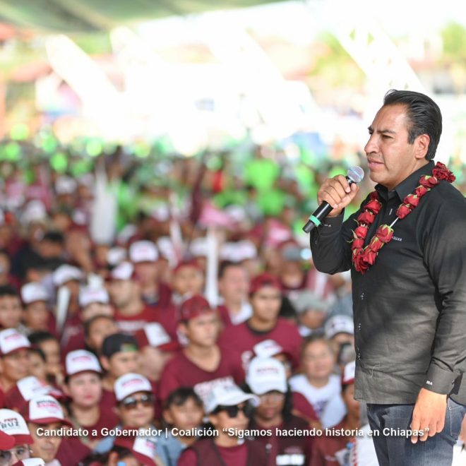 Respaldan miles de pobladores de la región Norte a Eduardo Ramírez