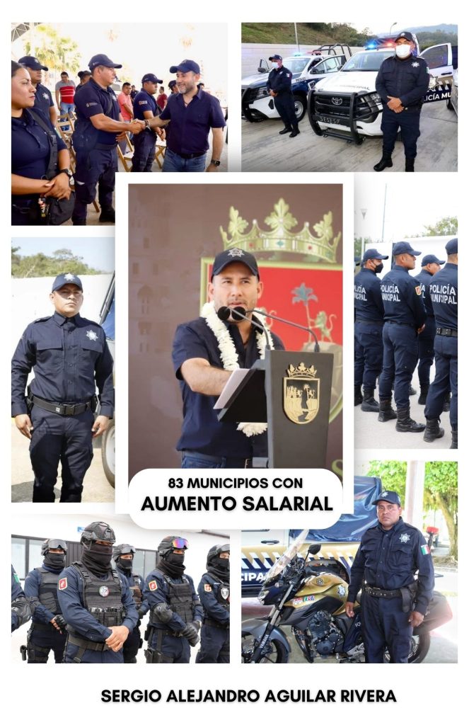 Aumento salarial a policías de Chiapas es una realidad: Sergio Aguilar