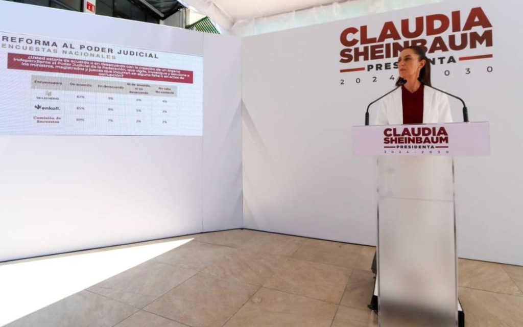 Claudia Sheinbaum informa el resultado de la encuesta nacional sobre reforma judicial - El Heraldo de Chiapas