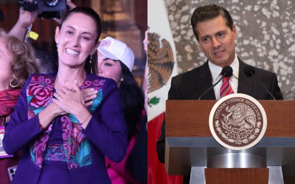 Claudia Sheinbaum recibe llamada de felicitación de Peña Nieto - El Heraldo de Chiapas