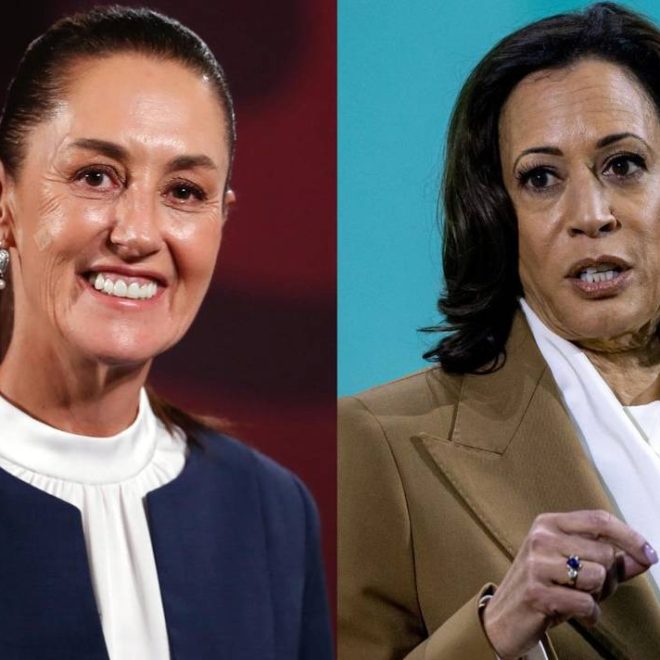 Claudia Sheinbaum y Kamala Harris hablan por teléfono sobre migración y energías limpias - El Heraldo de Chiapas