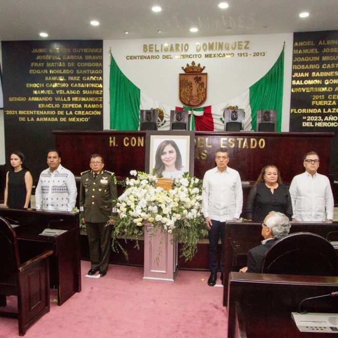 Congreso del Estado realiza homenaje póstumo a la Mtra. Rosalinda López Hernández