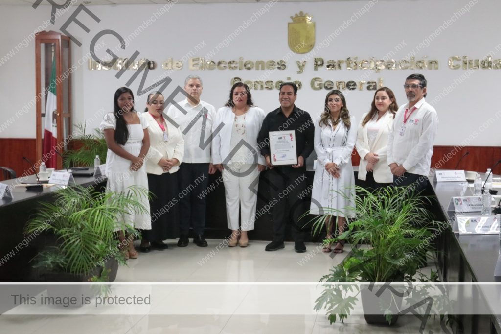 Declara IEPC validez de la elección y entrega constancia a Gobernador Electo de Chiapas