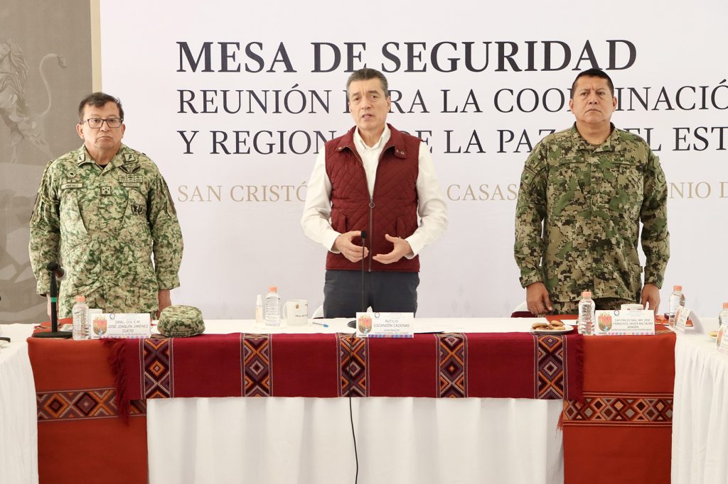 Pide Rutilio Escandón reforzar medidas preventivas para evitar riesgos ante lluvias en Chiapas