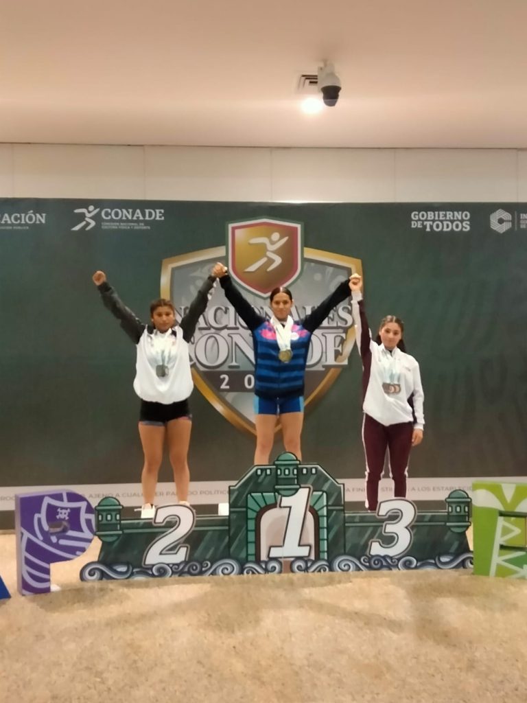 Selección Chiapas de Halterofilia concluye los Nacionales Conade con tres oros y tres de platas