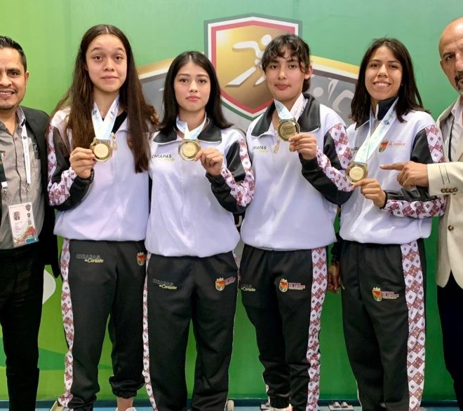 Dos medallas de oro y tres de bronce para los juveniles de Taekwondo en Nacionales Conade 2024