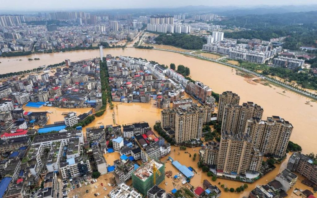 Más de 30 ríos en China superan niveles de alerta por inundaciones - El Heraldo de Chiapas