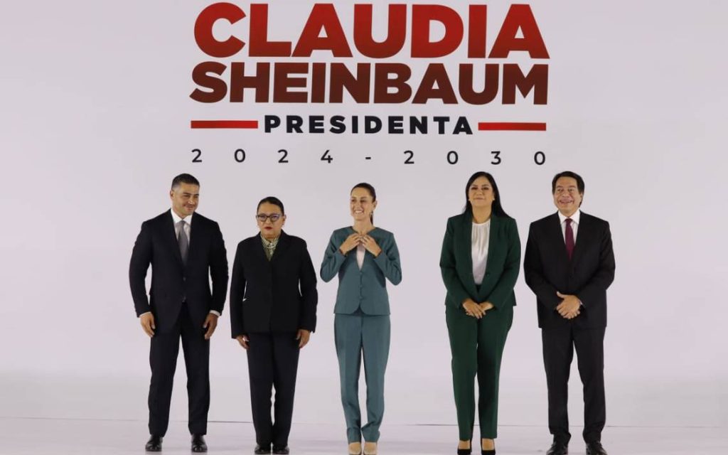 Presenta Claudia Sheinbaum a encargados de Segob, SEP, SSC y Bienestar - El Heraldo de Chiapas