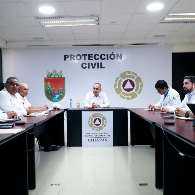 Protección Civil Chiapas y el IMSS Bienestar coadyuvan para proteger la vida de las personas