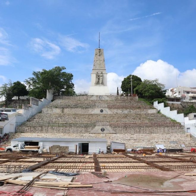 Reconstrucción del Parque Morelos Bicentenario es una obra de alto nivel: Claudia Baca
