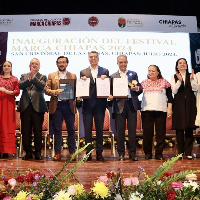 Rutilio Escandón inaugura el Festival Marca Chiapas 2024, en el marco de su 15 aniversario
